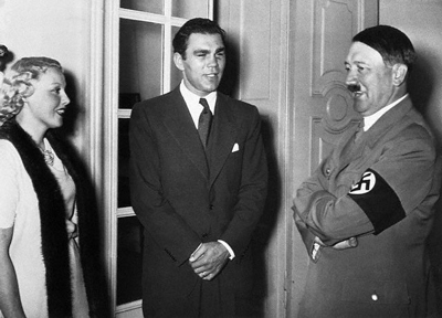 Max Schmeling y Adolf Hitler