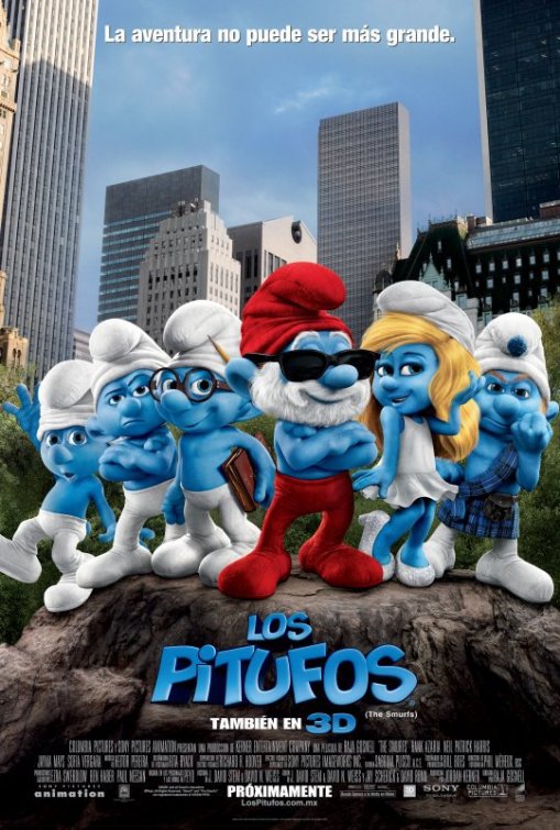 the smurfs los pitufos poster