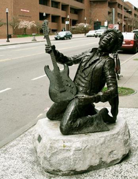 Escultura de Hendrix en Seattle
