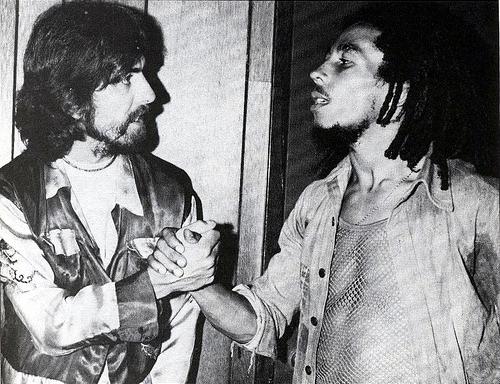 Harrison y Bob Marley