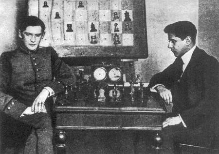 Alekhine y JRC en Moscu