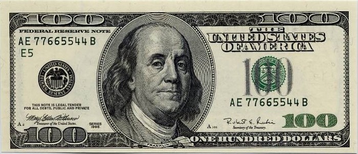 billete de 100 dolares billete de 100 dolares