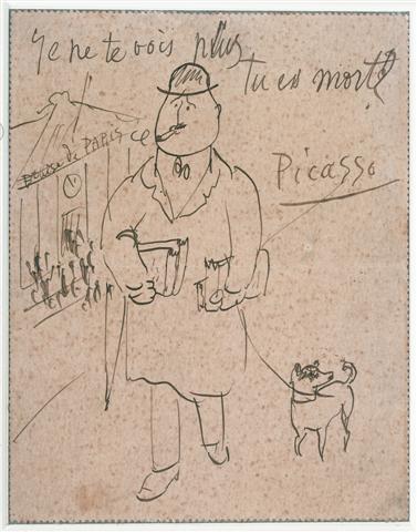 Apollinaire por Picasso