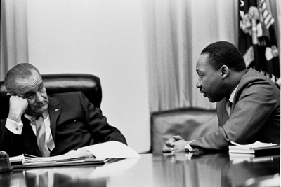 MLK y Lyndon Johnson