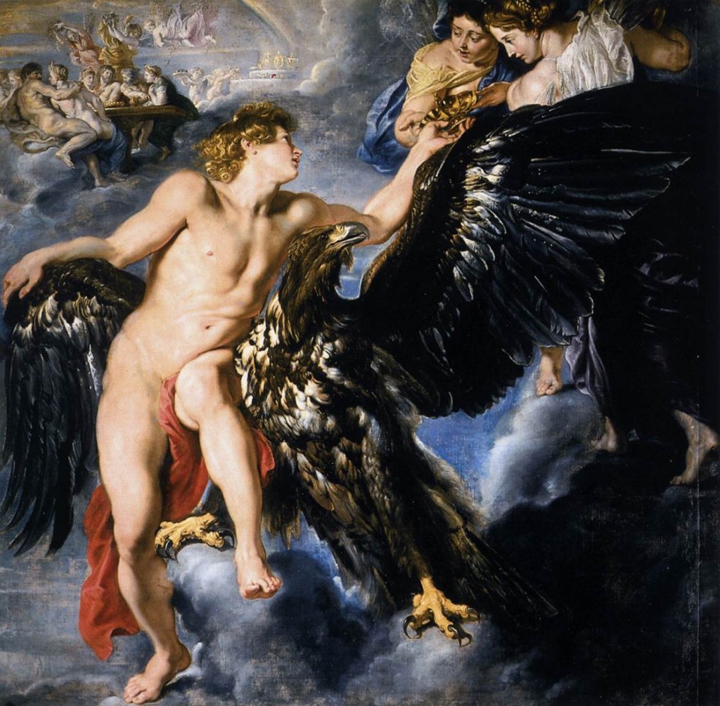 El rapto de Ganímedes de Rubens