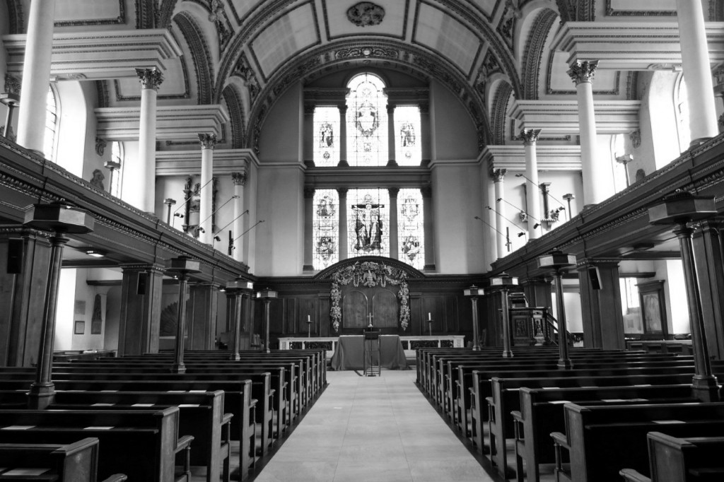 Interior St James Picadilly fotografía de Miguel Martínez Ferreira