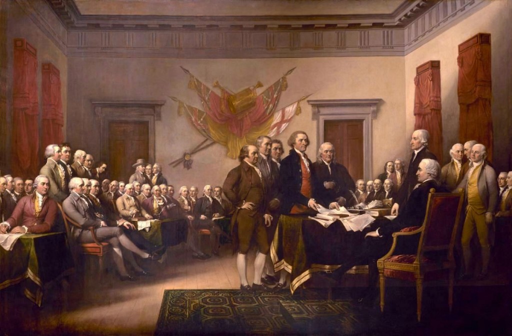 John Trumbull Declaración de independencia