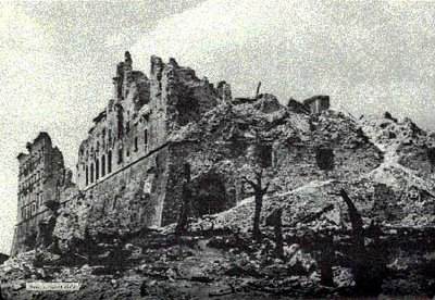 San Benito Monasterio de Montecassino derruido San Benito Monasterio de Montecassino derruido