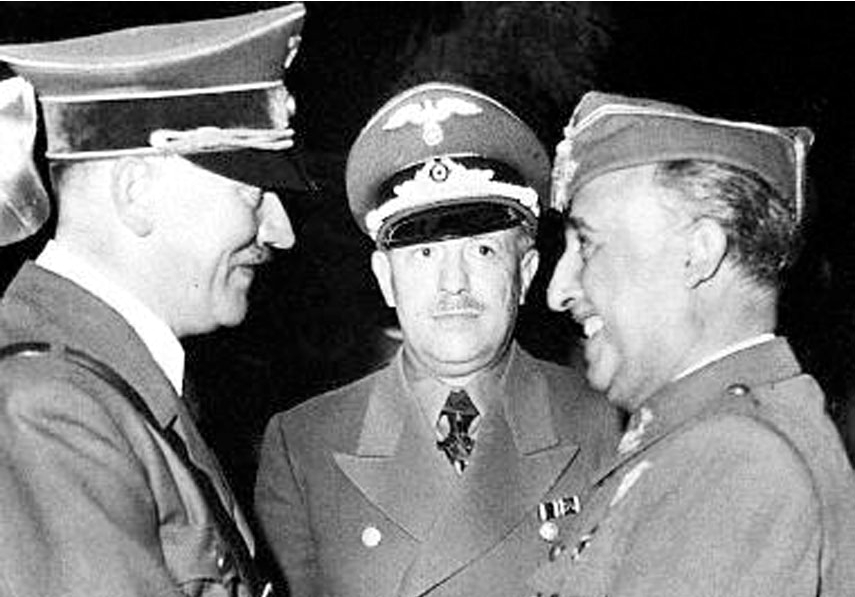 Hitler con Franco