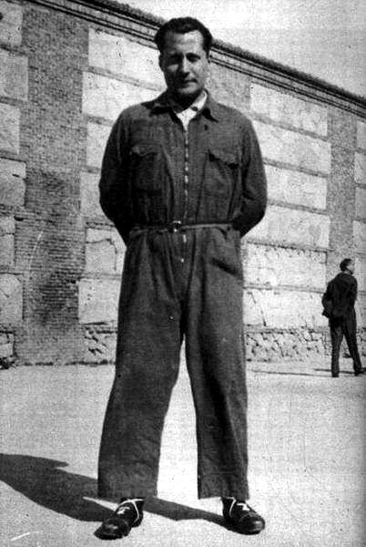 José Antonio Primo de Rivera en la cárcel