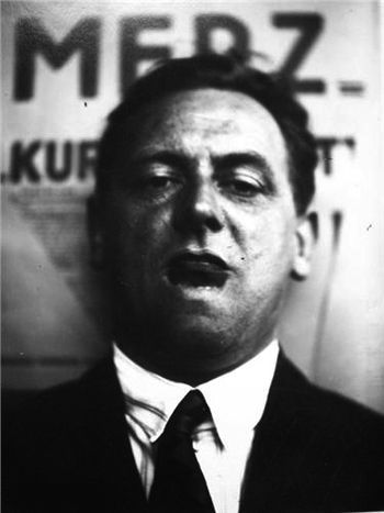 Retrato de Kurt Schwitters por el El Lissitzky, 1929