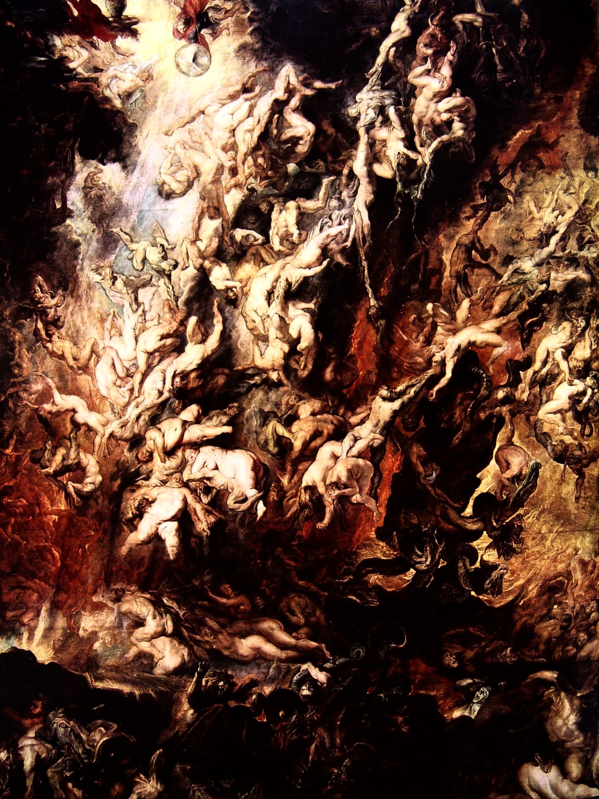 La caída de los condenados, de Rubens