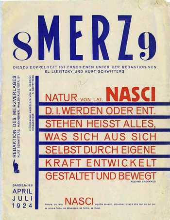 MERZ, o el arte del todo 2 Revista Merz, Abril-Julio 1924
