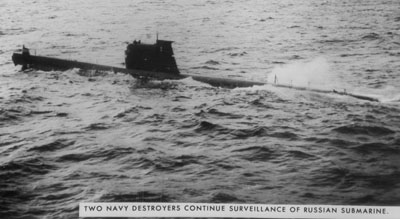 Cómo el mundo evitó el Juicio Final (III) 6 La detección de submarinos soviéticos parecía anticipar un intercambio de fuego naval entre ambas superpotencias.