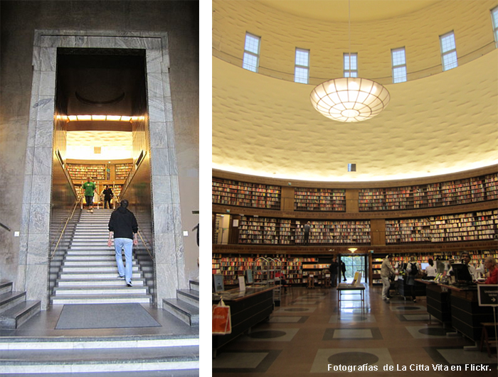 Si van a Roma y solo pueden ver una cosa, visiten el panteón de Agripa 4 Biblioteca Pública de Estocolmo