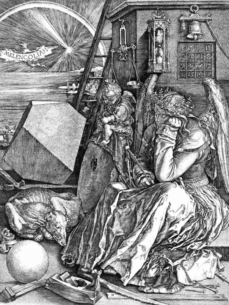 Un recorrido por la historia de la melancolía: su significado y conceptualización en el arte 1 Grabado de Alberto Durero