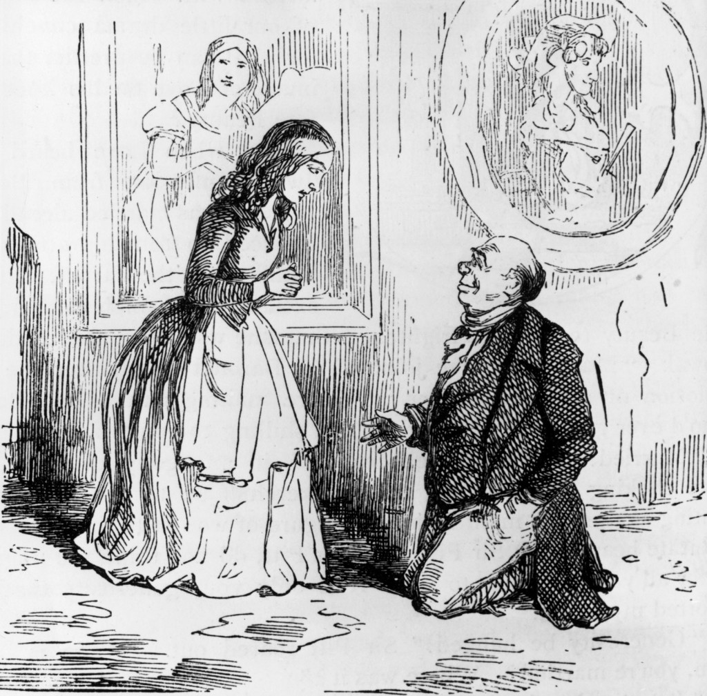 Ilustración de William Makepeace Thackeraypara su novela La feria de las vanidades - Hulton Archive