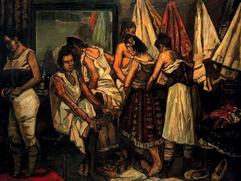Bagatelas sobre la España Negra 2 Las coristas, de 1921. José Gutiérrez Solana