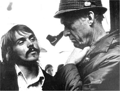 Steve Prefontaine con su entrenador Bill Bowerman.