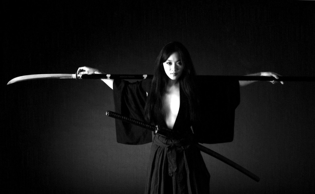 Naginata woman