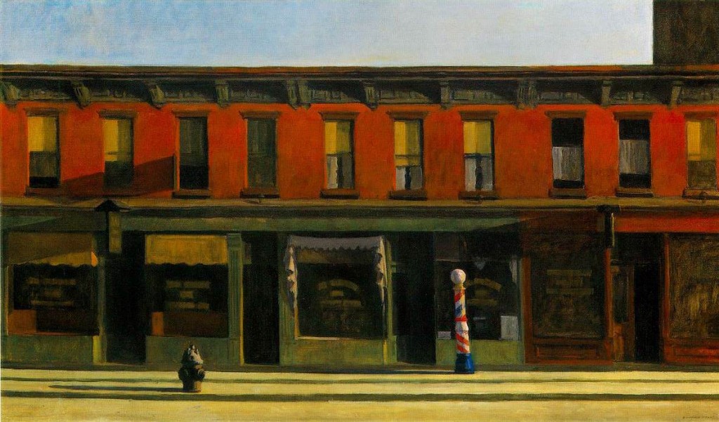 early-sunday-morning, de Edward Hopper