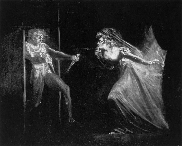 Lady Macbeth con dagas, de Johann Heinrich Füssli