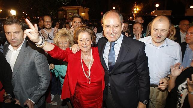 Rita Barberá y Francisco Camps.