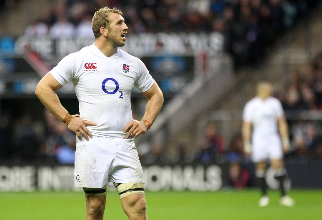 Chris Robshaw of England. England-Fiji 54-12, autumn international friendly, rugby match held at the Twickenham stadium in southwest London. England plays in white shirts, Fiji in blue shirts. November 10, 2012. London, Great Britain. Photo credit : Juan Dali