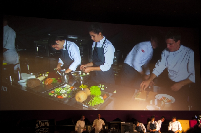 Cuando el cine entra por el estómago 4 Showcooking. Foto: Inma Garrido.