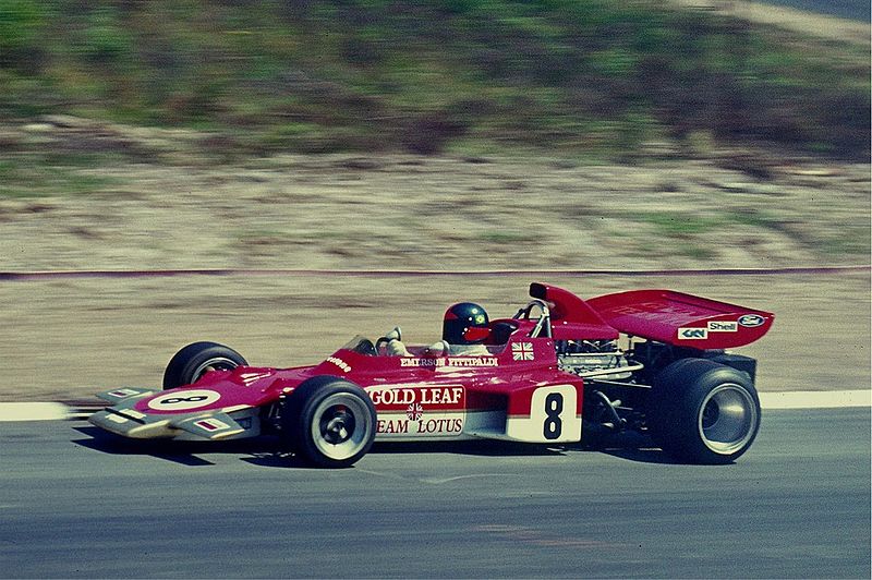 Emerson Fittipaldi en 1972. Foto: Lothar Spurzem (CC).