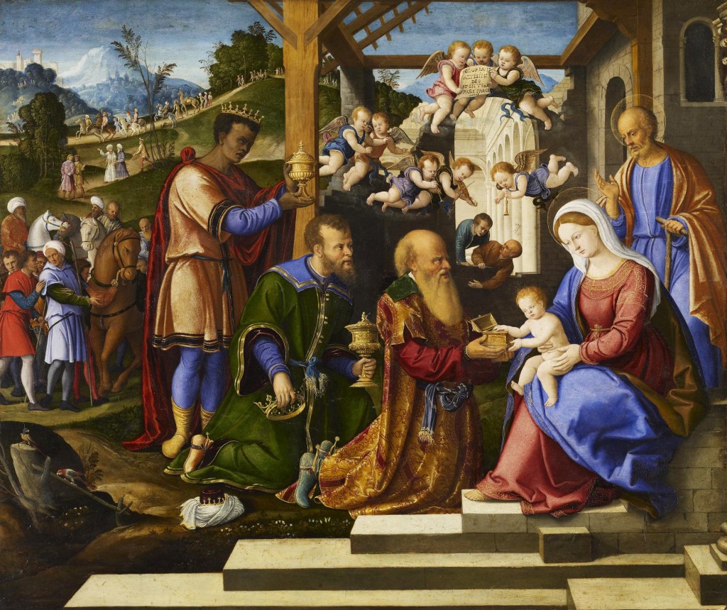 Girolamo da Santacroce The Adoration of the Three Kings Walters 37261