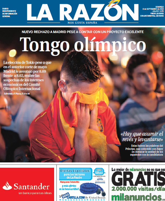 LA RAZON TONGO OLIMPICO