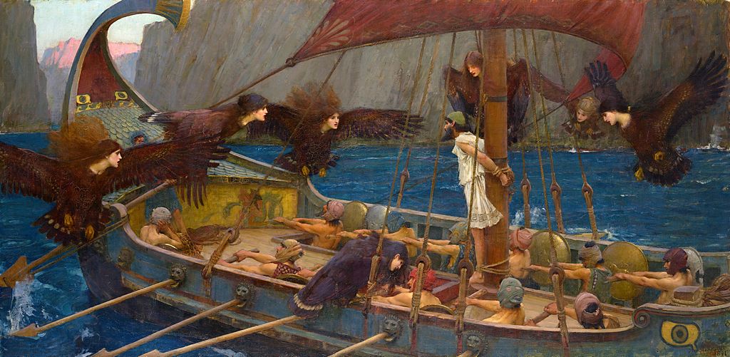 Tradiciones e innovaciones: cuando la inteligencia manda 1 Ulises y las sirenas, por John William Waterhouse (CC).
