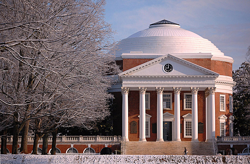 Universidad de Virginia, fundad por Jefferson. Foto: G. Gorla (CC)