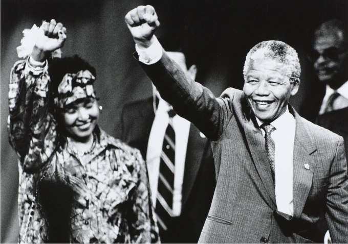 Winnie y Nelson Mandela. Foto: J. Mahoney / Cordon Press.