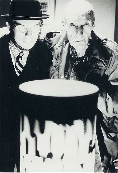 David Woodard y William Burroughs. Foto Riefensthal (CC)