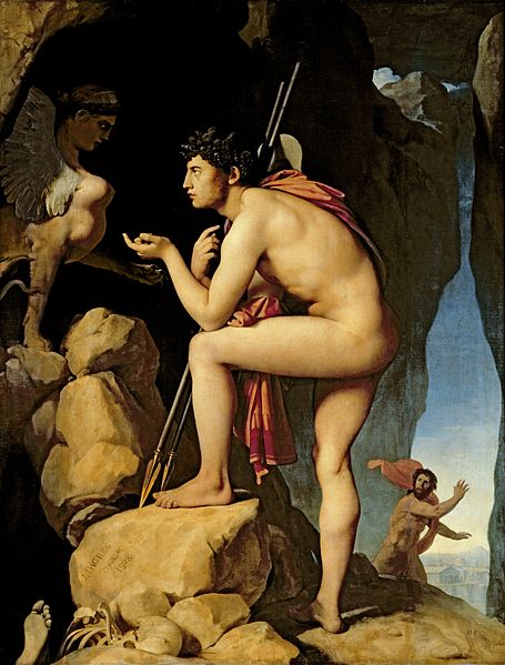 Edipo y la esfinge, Jean Auguste Dominique Ingres