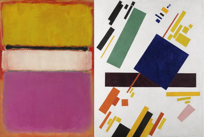 Fig4 Rothko vs Malevich