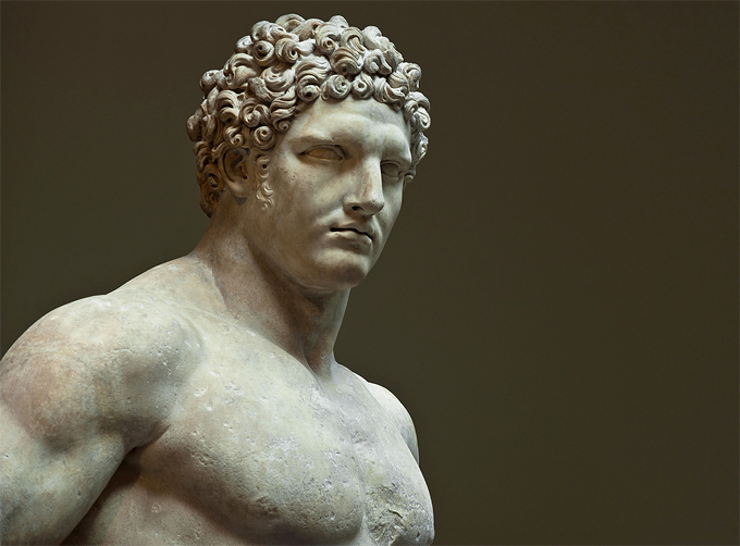 Hercules joven una estatua romana c. 69 96 A.C. Fotografía cortesía de Dansshots.2