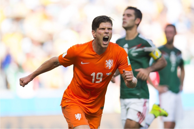 Huntelaar celebra el gol de la victoria contra México. Foto: Cordon Press.