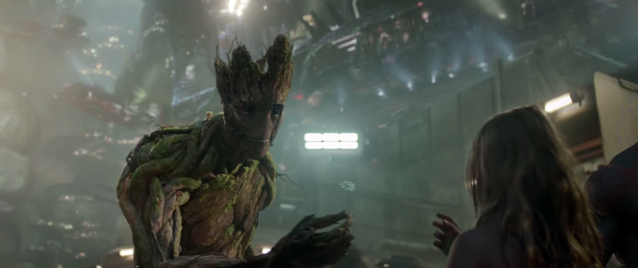 I am Frankenstein… digoooo, I am Groot. Imagen: Marvel Studios / Walt Disney Studios Motion Pictures.