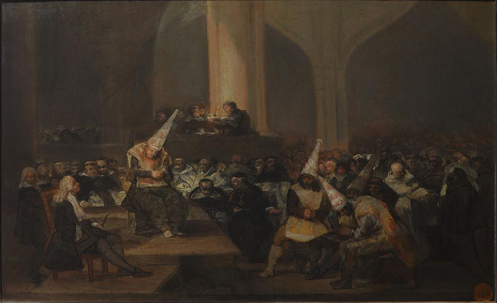 Auto de fe de la Inquisición, de Francisco de Goya.