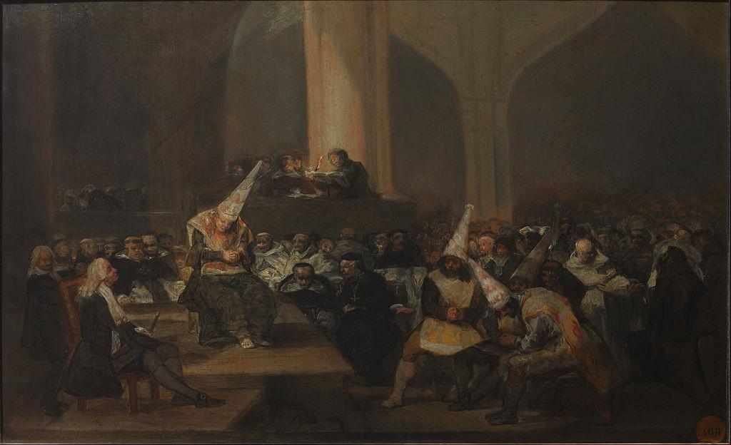 Las astutas (y perversas) tretas de los inquisidores para lograr confesión 4 Auto de fe de la Inquisición, de Francisco de Goya.