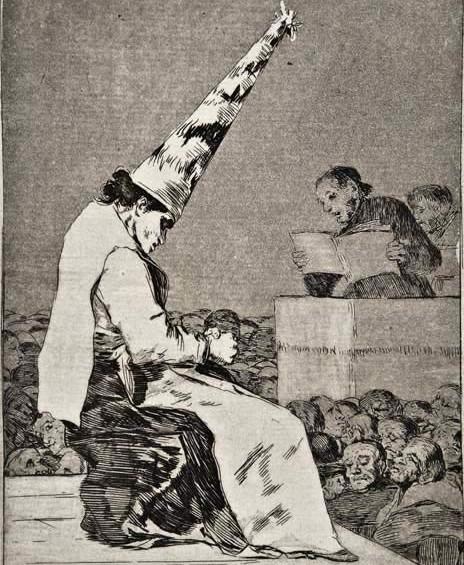 «Aquellos polvos», de la serie Caprichos, de Francisco de Goya