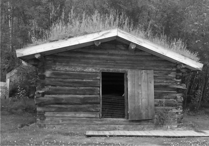 La cabaña reconstruida de Jack London en Dawson City. Foto: Diego Rasskin.