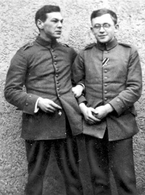Richard Sorge con Erich Correns en la Primera Guerra Mundial. Foto: German Federal Archive (DP)