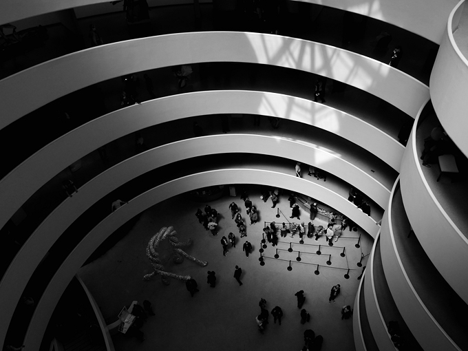 Interior del Museo Solomon Guggenheim de Nueva York. Fotografía Rosino CC