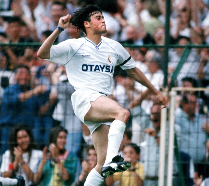Luis Enrique en el Real Madrid, temporada 1991-92. Foto: Cordon Press.