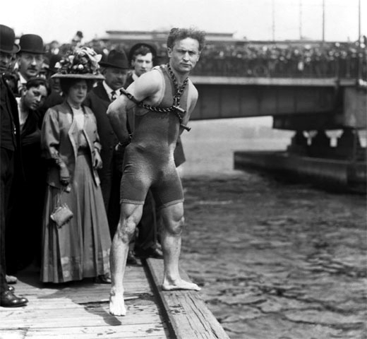 Superpoderes 1 Harry Houdini. Foto: Corbis.