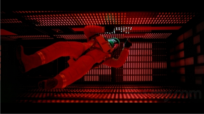 Escena de 2001: una odisea del espacio (imágen de Metro-Goldwyn-Mayer (MGM) / Stanley Kubrick Productions).